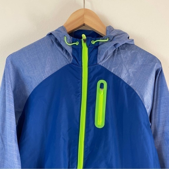 Under Armour Qualifier Active Jacket Neon Reflective Hooded Semi-fitted Medium - Picture 2 of 7